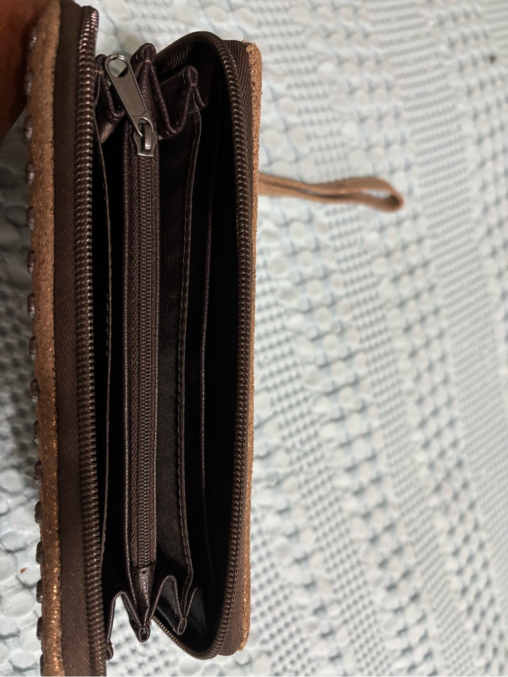 Ariat Mint Green Canvas Wallet with Cactus Print - Picture 8 of 9